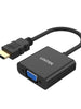 HDMI to VGA Adapter with 3.5mm for Stereo Audio